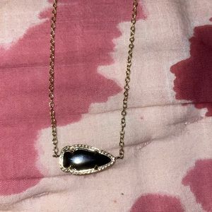 Kendra Scott Black Arrow Necklace